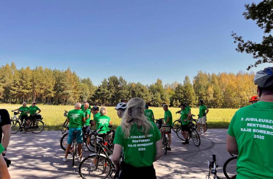 IPLAO na X Jubileuszowym Rektorskim Rajdzie Rowerowym