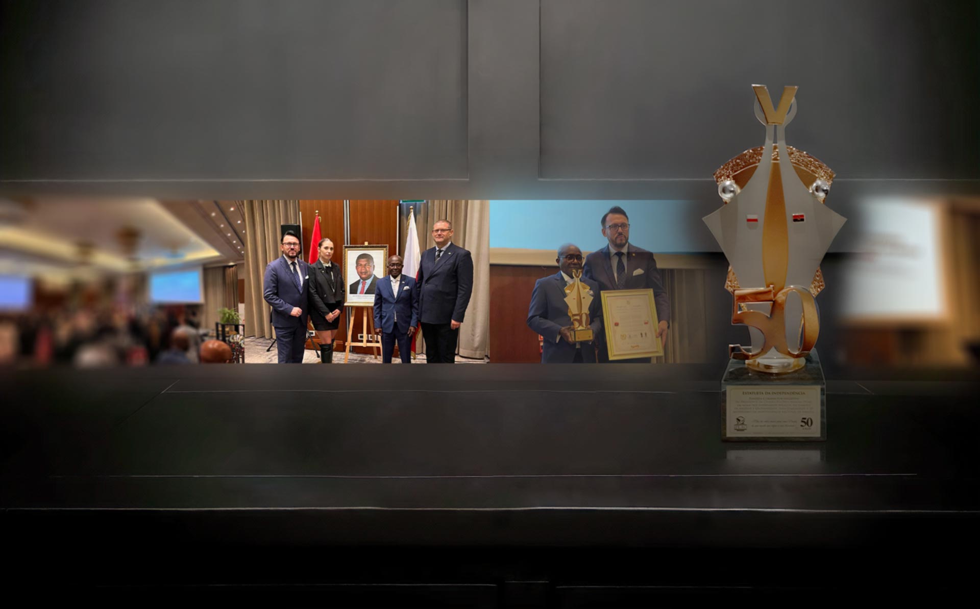 Podziękowania dla Członków IPLAO za wsparcie w realizacji statuetki.